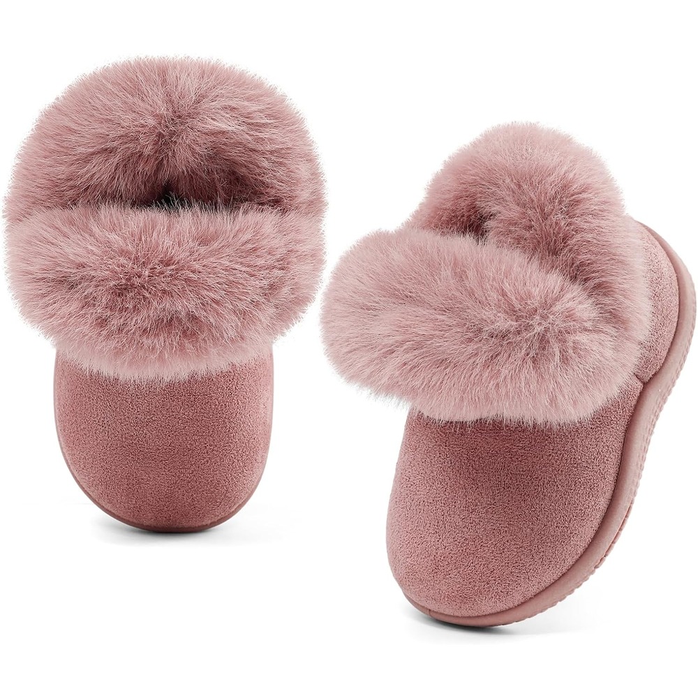 b0fmdrbc2w 5 Infant & Toddler Snow Boots, Soft Sole Anti-Slip Faux Fur Winter Booties